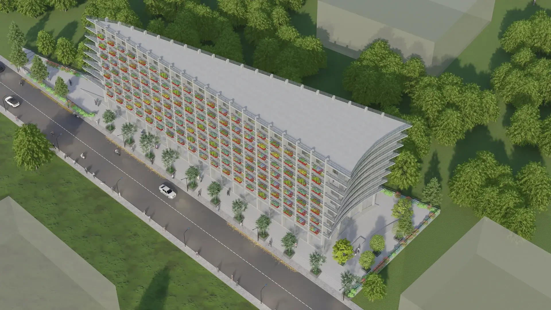 Baner Pure - Architectural Massing and Modular System