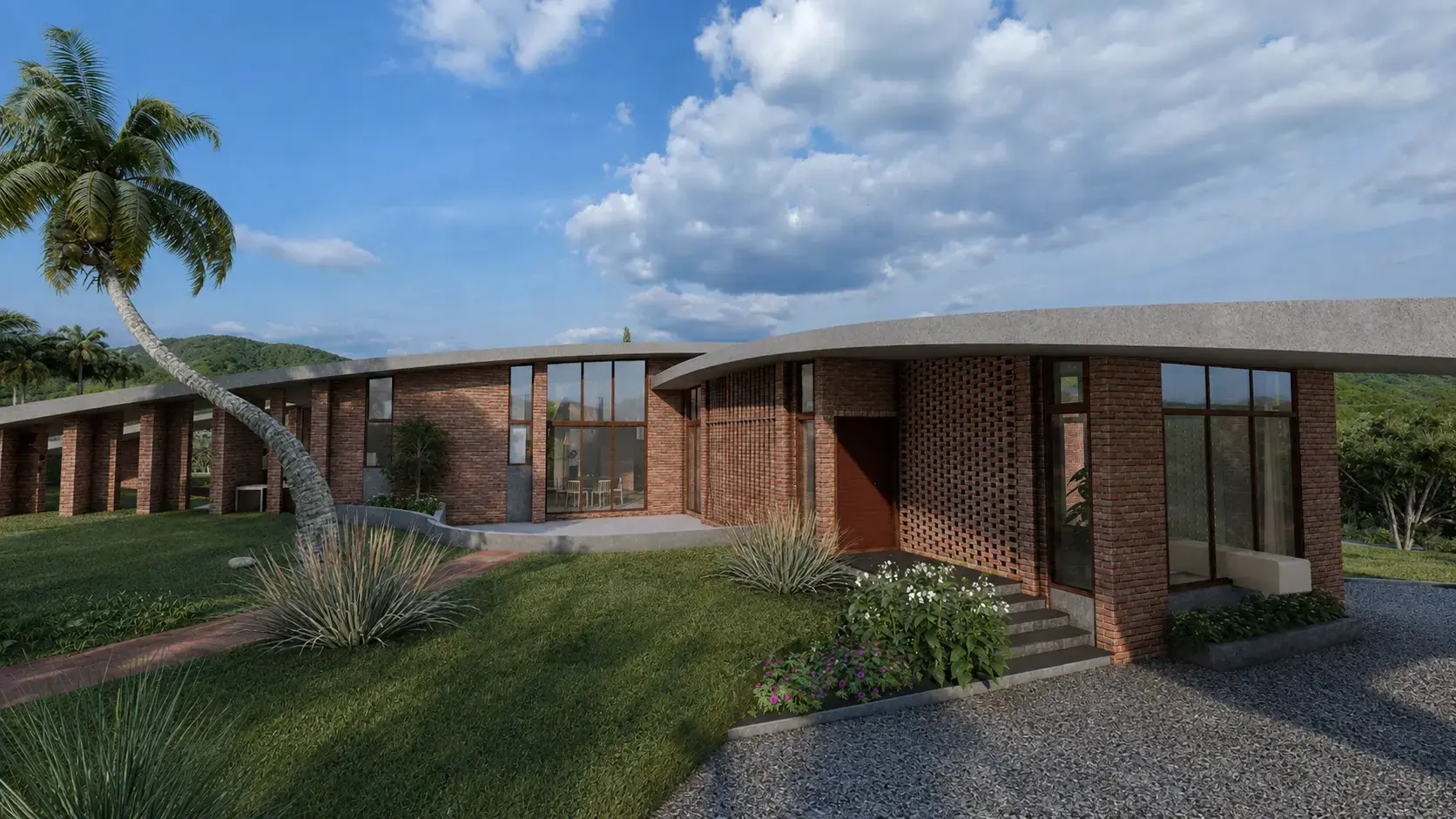 Cross House - Internal Courtyard