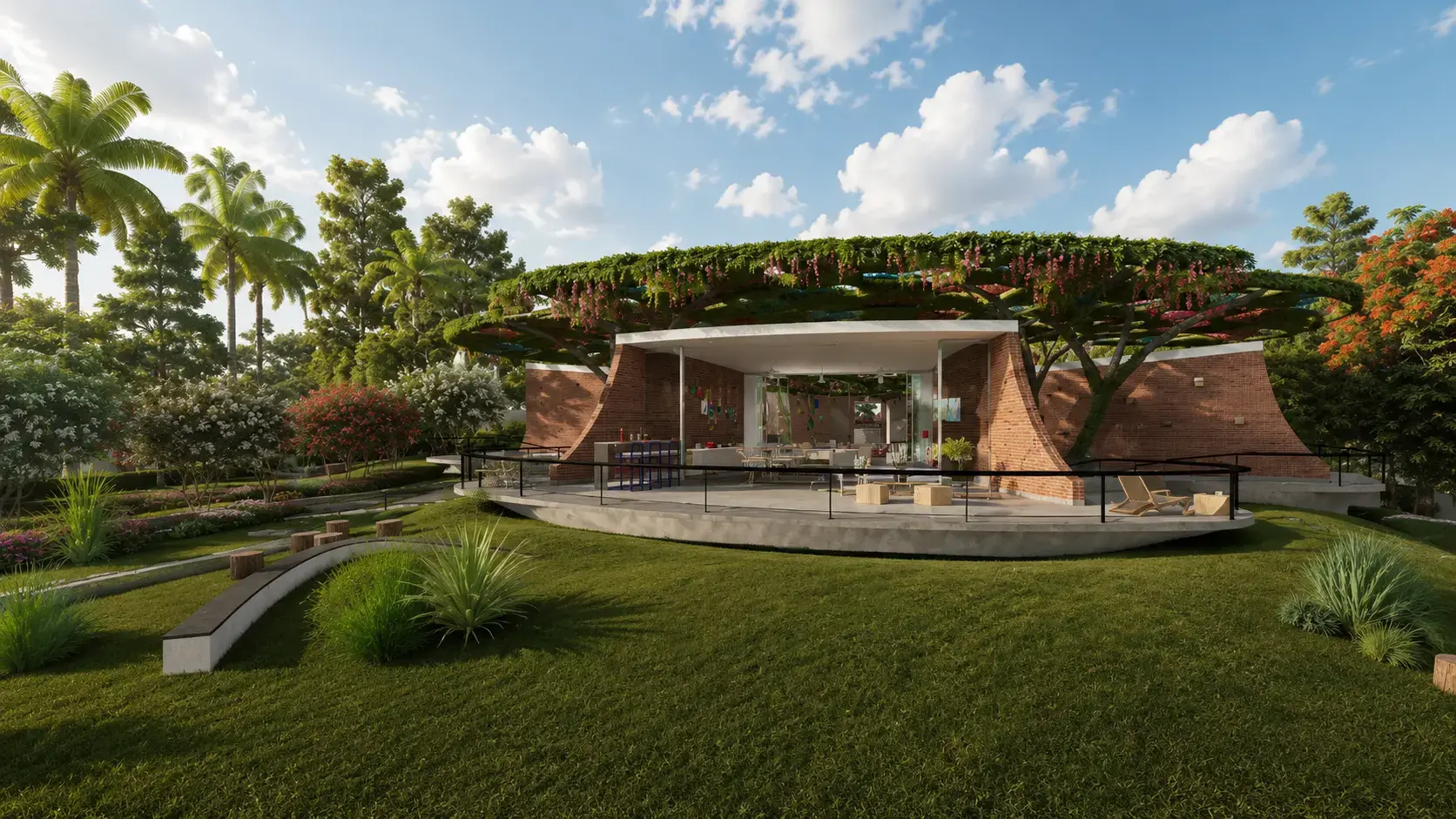 A House Under - Unified Architecture and Nature