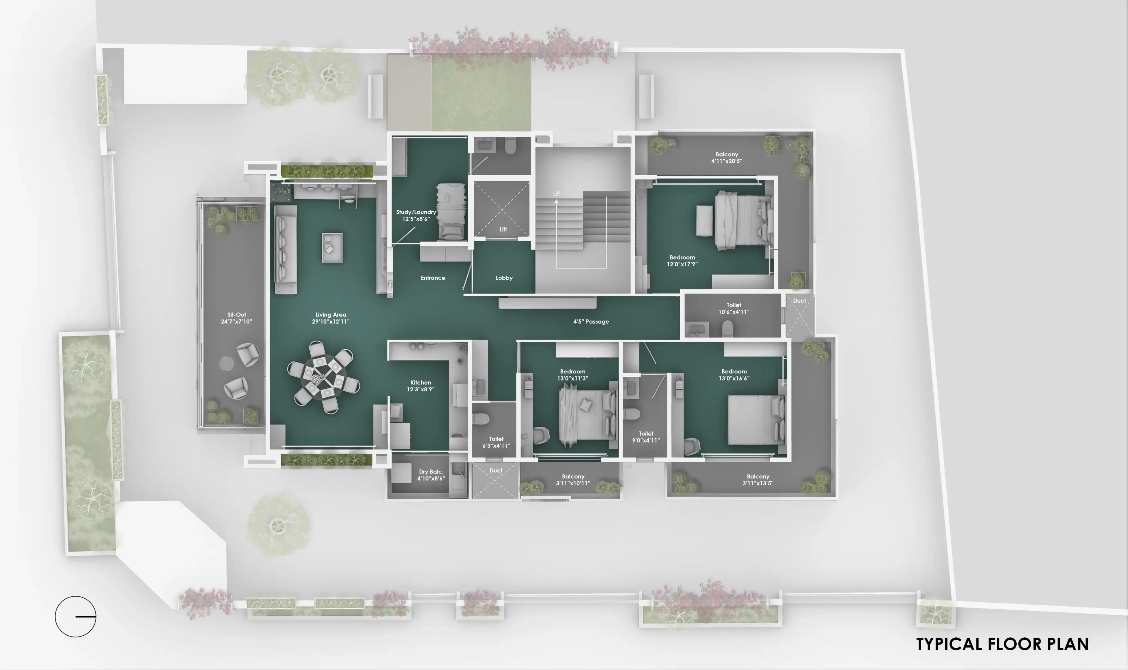 Kalavishwa — Typical Floor Plan