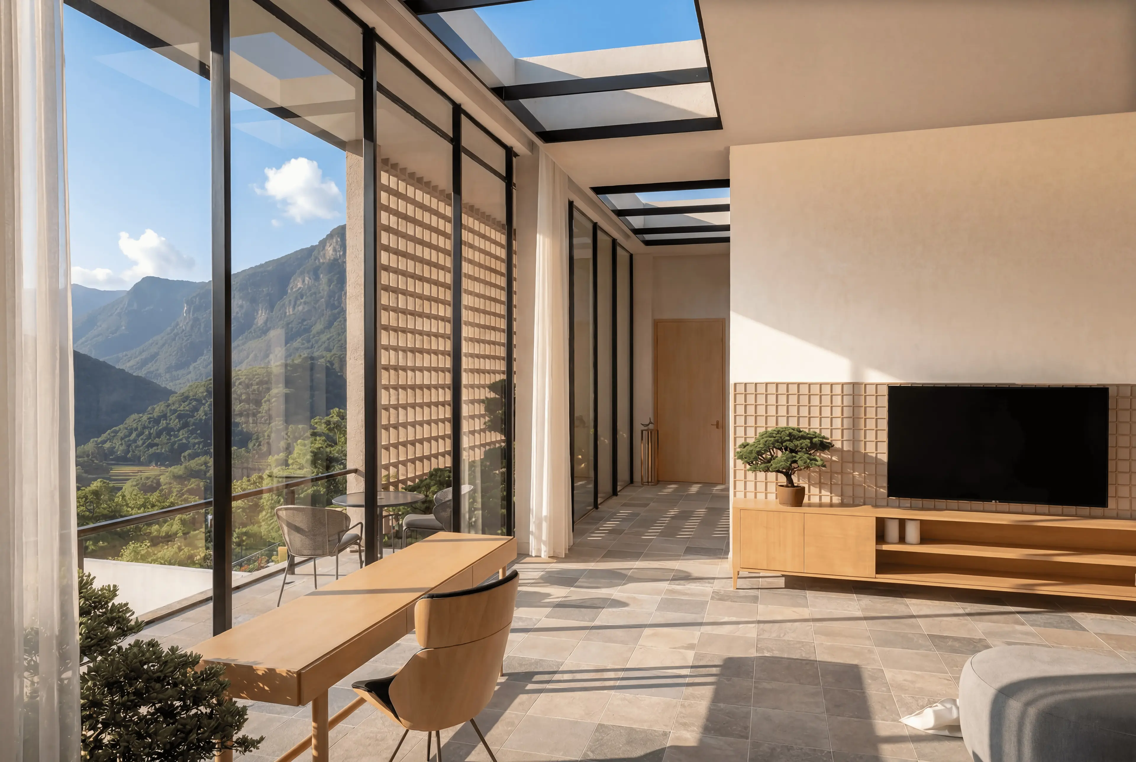 Weekend Home in Panchgani Master Bedroom 2 2