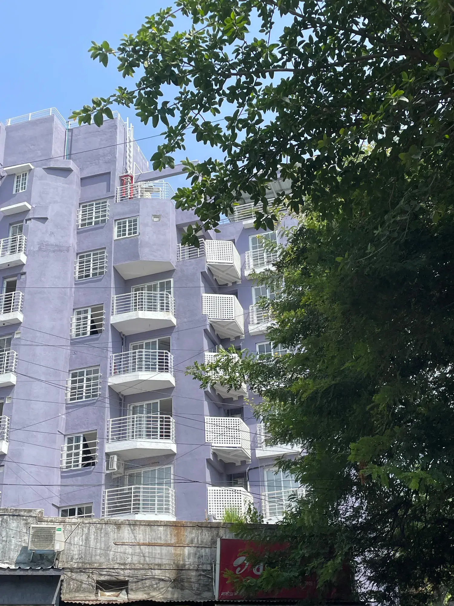 Shivatman façade and balconies